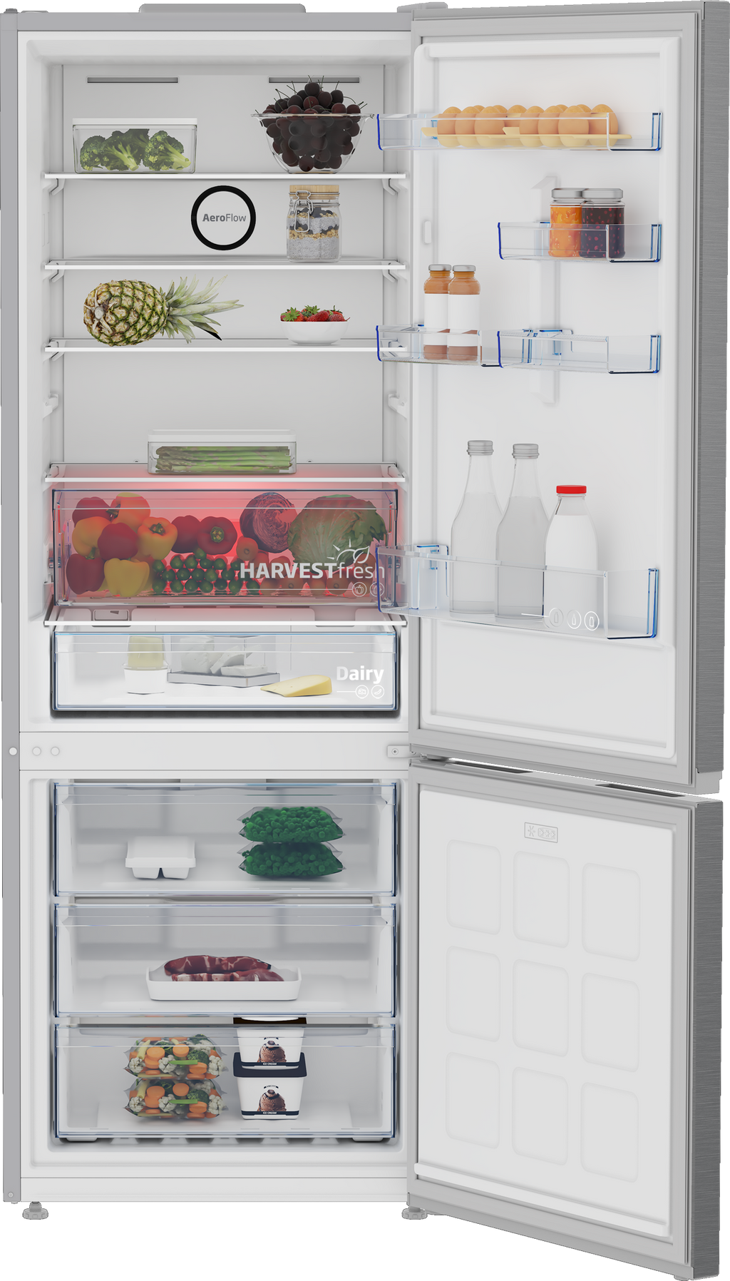 beko Frigorifero Combinato  B5RCNE565HXP TOTAL NO-FROST cm 70