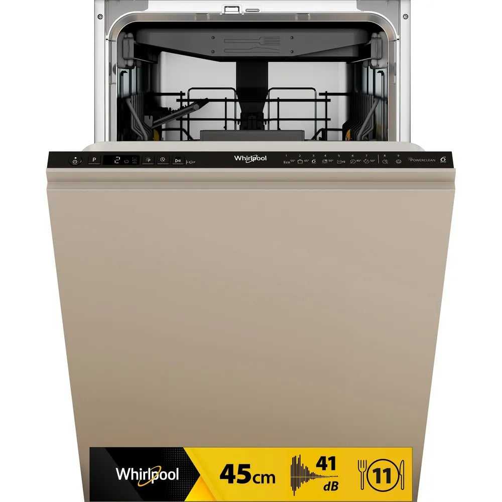 LAVASTOVIGLIE WHIRLPOOL WH6IC11BS7LA0  45 cm 11 Coperti 9 Programmi